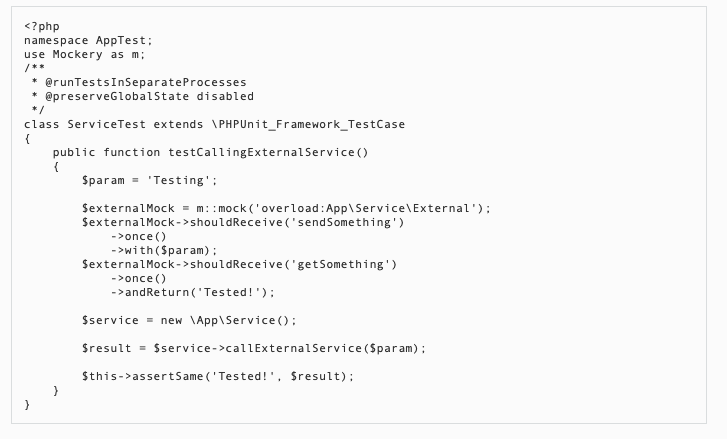 devrkd's tweet image. Ever wanted to mock hard dependencies, the below annotations, just before your method can save you from exception "class already exists":
@runTestsInSeparateProcesses
@preserveGlobalState disabled
docs.mockery.io/en/latest/cook…
#PHP #PHPUnitTest #programming #Laravel