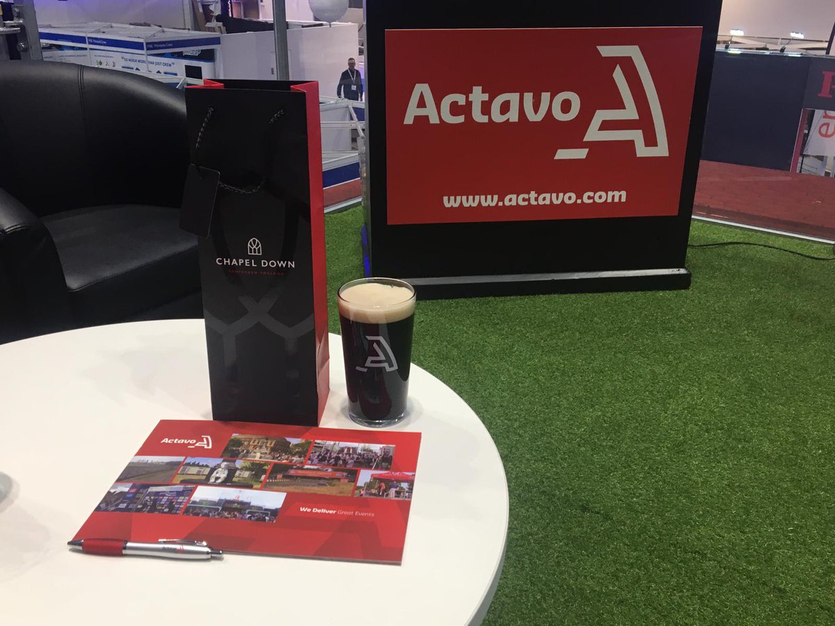 Actavo_Events's tweet photo. Representing the Dublin office with a pint of Guinness in our Actavo glasses & the UK offices with the English sparkling wine giveaway!! If you havenโt already - visit our Stand D18E for a pint of Guinness and a chance to win a bottle of Chapel Down! โ๐ฅ #EPS2019 #EventProdShow https://t.co/yeiMtqhGRB
