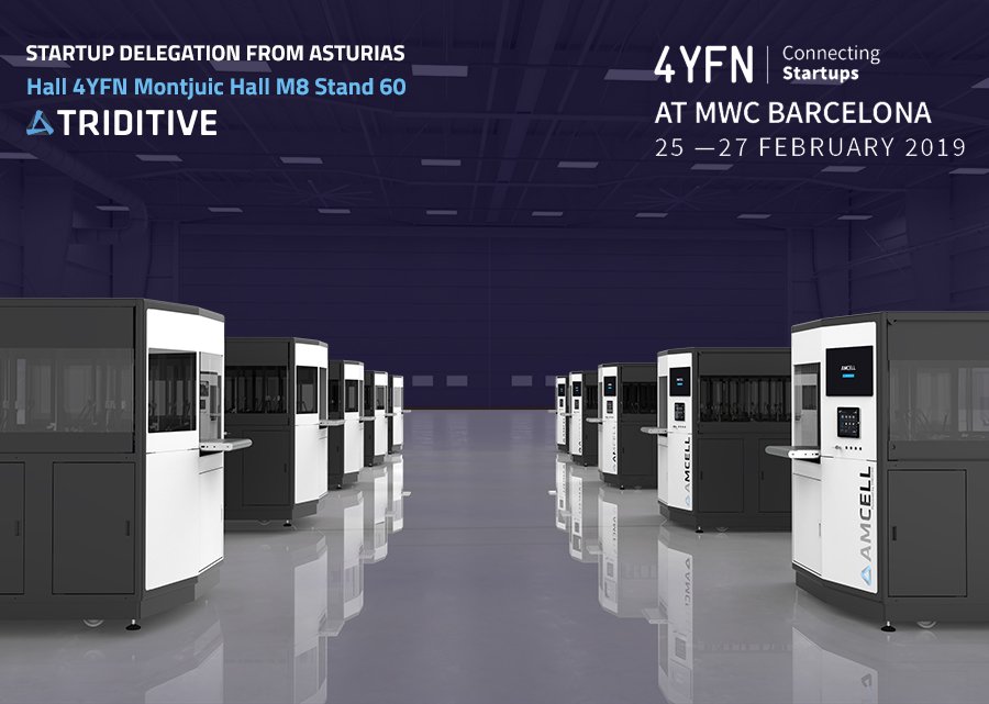 TRIDITIVE's tweet photo. Last chance today to find out why SCALADD® is the most suitable platform for mass production of #metal and #polymer parts.
Visit #TRIDITIVE at 📍Hall 4YFN Montjuic Hall M8 Stand 60.
#AMCELL #SCALADD #4YFN19 #MWC19 #StartupDelegationFromAsturias https://t.co/ZTLytkLTZY