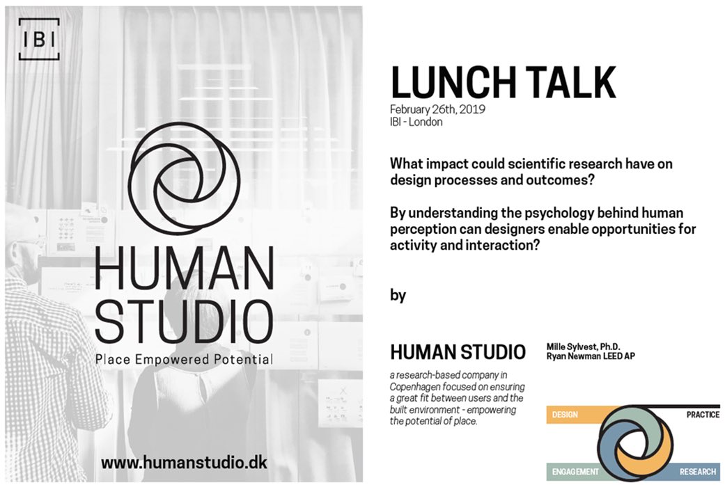 Maria_Menzies_'s tweet photo. Human Studios came to our @ibigroup #London #studio yesterday to talk about the impact scientific research could have on #design processes and outcomes. #IBIPeople #HumanStudio #LunchandLearn #thankyou #architects #psychology #behaviour https://t.co/0Y6AIED5tq