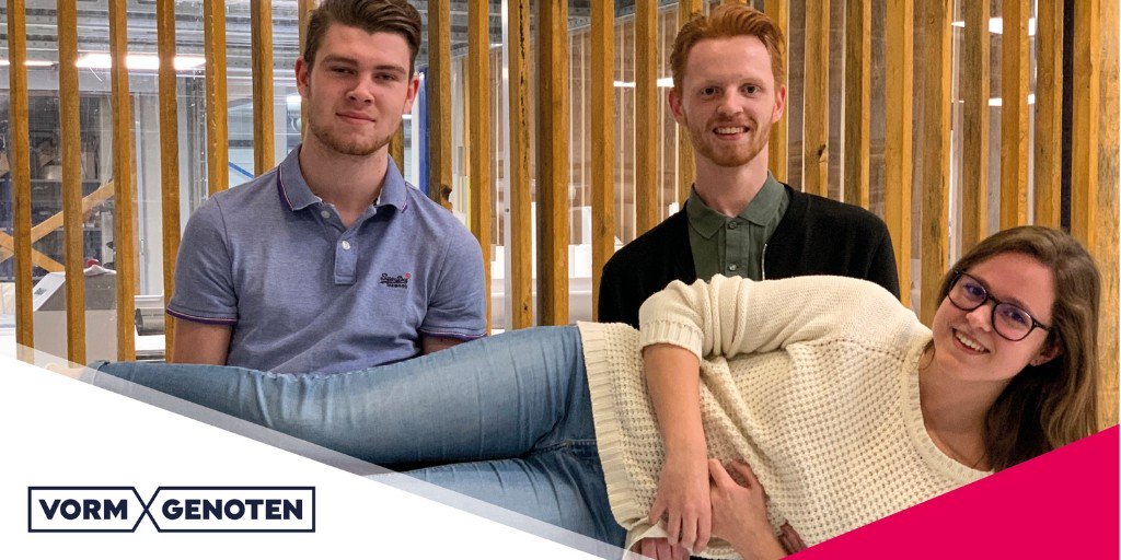 Afgelopen maand mochten wij weer drie nieuwe toppers verwelkomen bij Vormgenoten! 💪Tijn en Yannick studeren beide aan de Rooi Pannen in TIlburg en lopen stage als signmaker. Kaileigh is onze stagiair grafische vormgeving en komt vanuit het Sint Lucas in Boxtel.  

#StageLopen