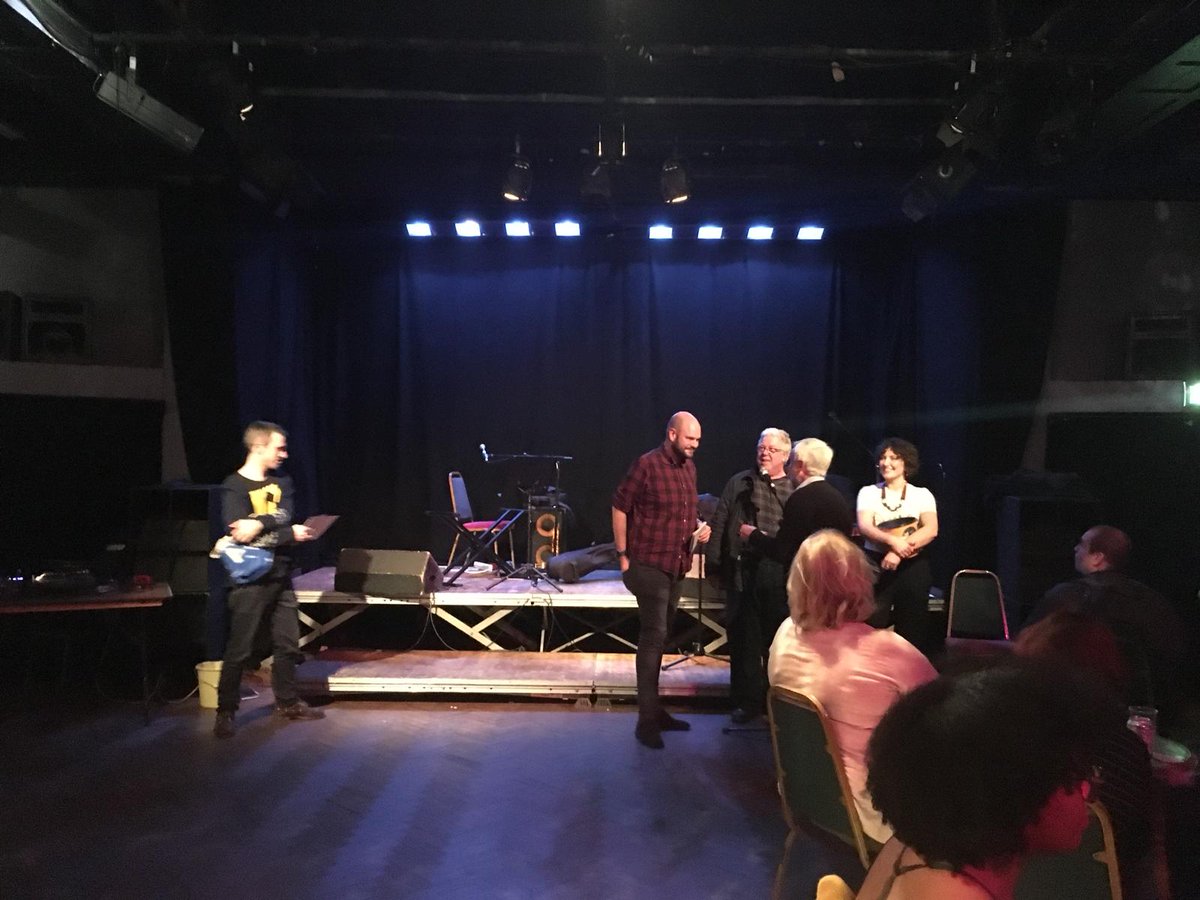 HackneyRoots's tweet image. ...Spirits soared as @HeadwayELondon joined in, then @Camilla_sax  @RenatoPMusic &amp;amp; Daniel Casimir raised the roof. Some respite for the raffle: top prize @planthubuk given by @mayorofhackney to James &amp;amp; celebrated with help from DJ Lex Blondin. Too many thanks, too few characters!