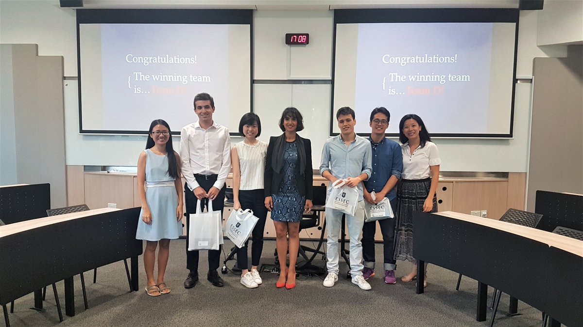 ESSEC_AP's tweet photo. #DWC: Congratulations to the 2 winning teams from @ESSEC_AP. They would be competing alongside the 7 winning team from @essec for the covenant Grand Prix.
#digitalweekcompetition #essecapac https://t.co/0G0SPrmq9e