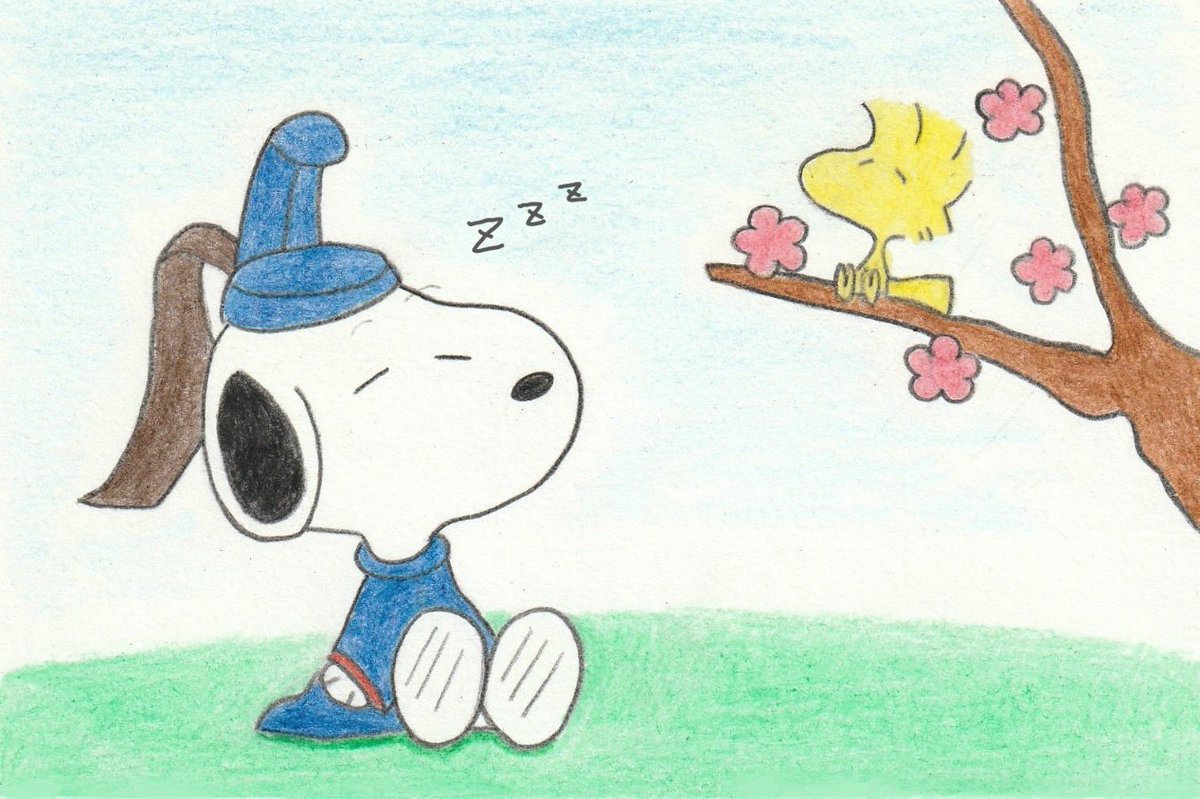 Sima בטוויטר 徳川スヌ康 鳴かぬなら鳴くまで寝よう イラスト スヌーピー Illustration Snoopy
