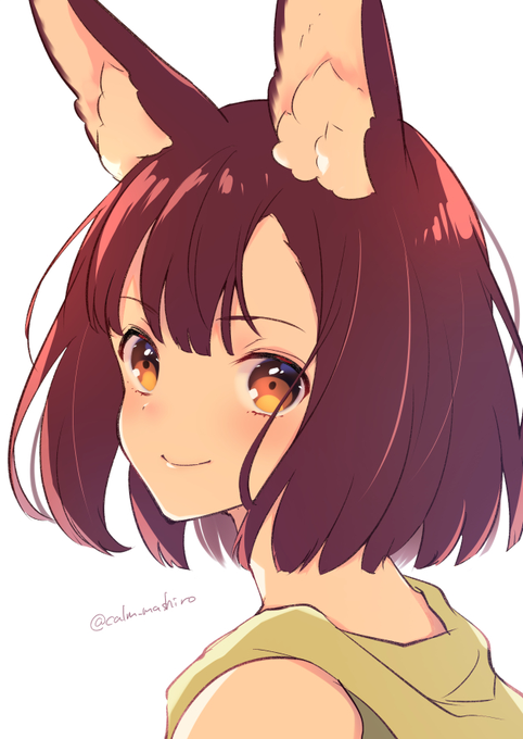 くりくりのまんまるおめめが一番好きなんだよなぁと思いながら描いたもの 