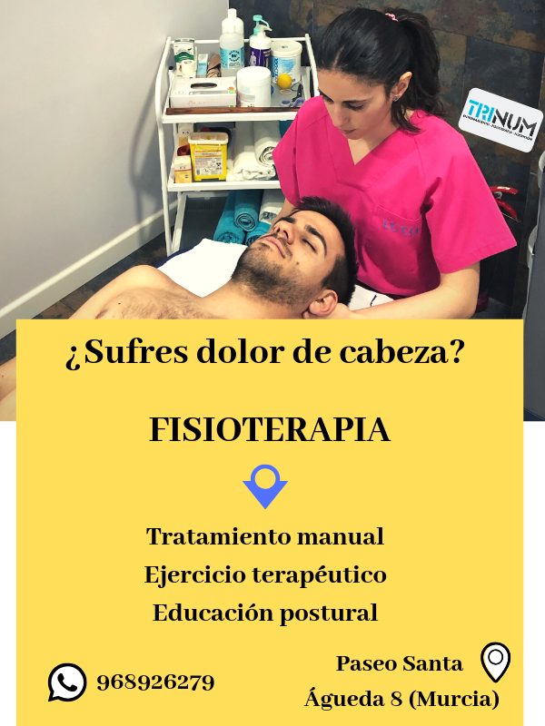 Tienes dolores de cabeza continuos, molestias cervicales o cefaleas❓

📲 Ponte en contacto con nosotros y nuestros fisios te ayudarán a diagnosticar las causas de esas molestias mediante tratamiento manual y ejercicios específicos
#Trinum #Fisioterapia #Murcia #DolorDeCabeza