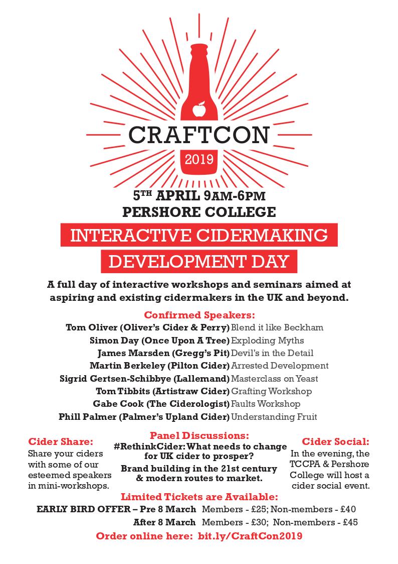 Ticket booked for #CraftCon2019 
Looking forward to expanding my cider knowledge