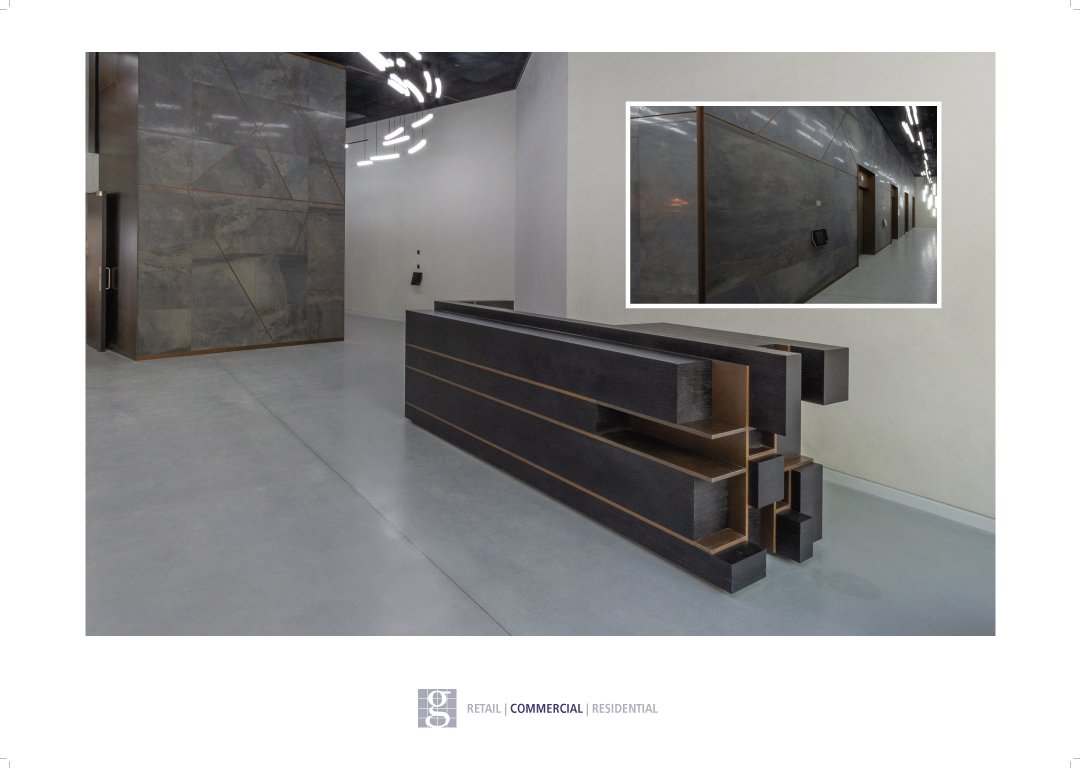 GuildprimeSC's tweet image. Bespoke reception desk for 20 Farringdon St. Image - from a series of A1 prints to adorn the walls of our expanding workshop complex. #fitout  #officespace #architectects #interiordesign #steelfabrication #offices #bespoke #furniture #joinery #guildprimeSC