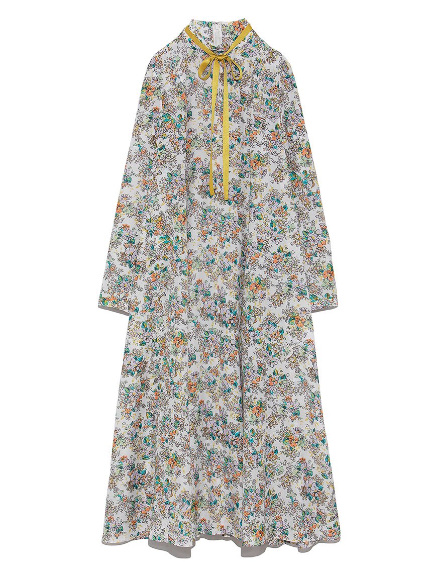 Lily Brown公式 Twitterren フラワー柄ボリュームワンピース 14 0 Tax ハーフタートルの襟元に リボンを垂らしたクラシカルなデザインのワンピース T Co Kys6xv3clo Lilybrown リリーブラウン 店頭入荷中 T Co Lmwqcxqfj3