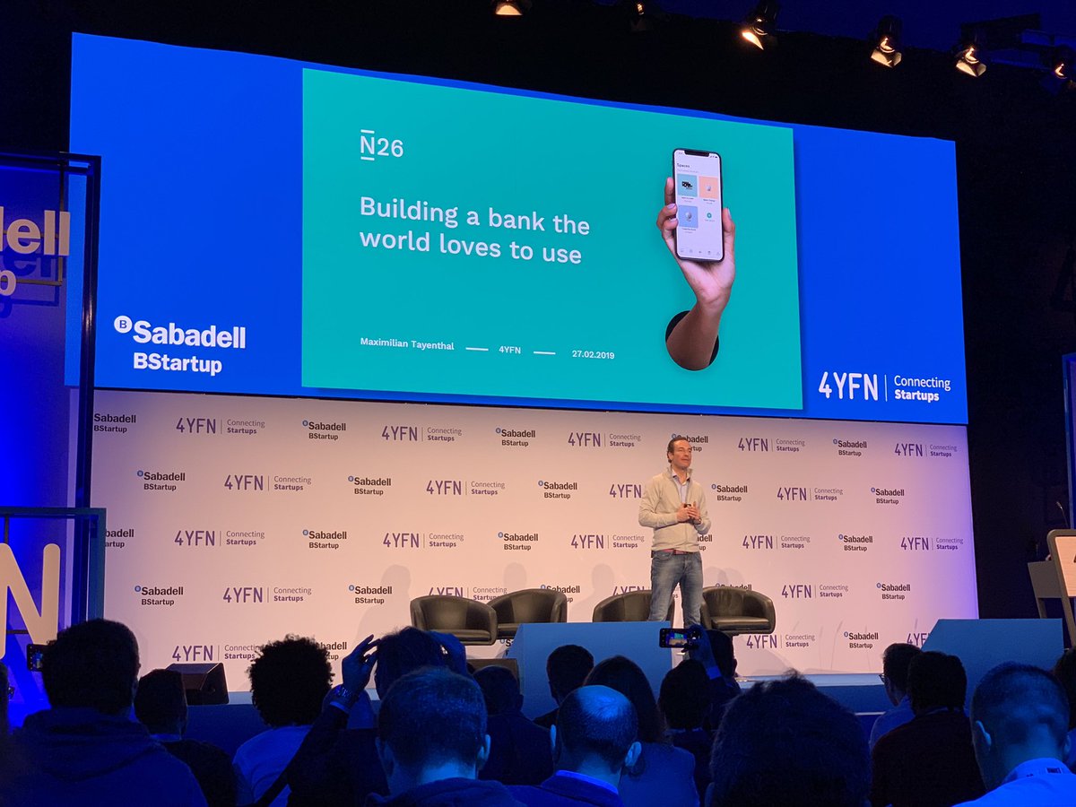 Building the best bank, now at #4YFN2019 <a href="/N26ES/">N26 España</a>