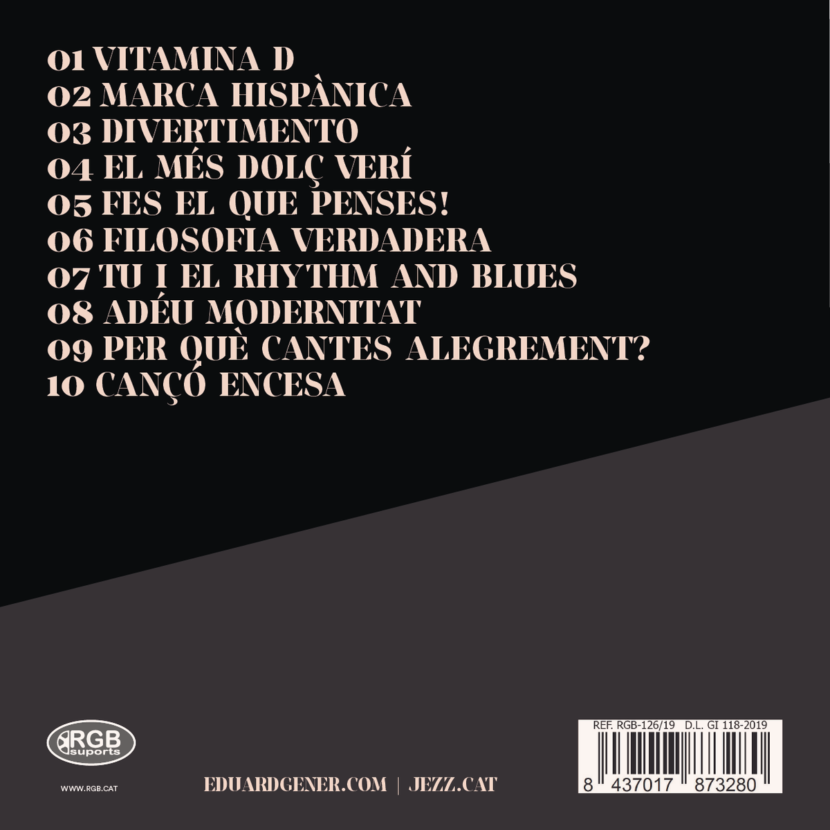 sireduardgener's tweet photo. Portada i contraportada de VITAMINA D, el meu tercer disc. Surt a la venda el 15 de març però ja podeu fer la pre-compra a la meva botiga: https://t.co/J6w7VlfZ17 #Uyea https://t.co/bhn2zJNWD0