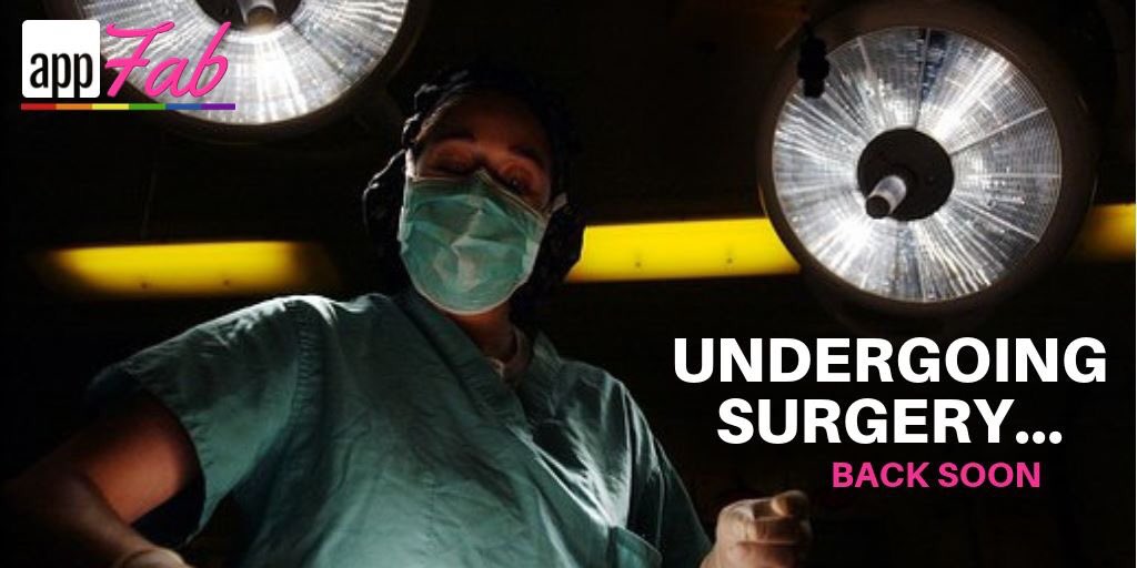 AppFab2's tweet image. In the pursuit of being forever young, we will be undergoing some major surgery. but don't despair, we will be back soon, looking much more fabulous!! #appfab #gayapp #lgbt #queer #lesbian #transgender #bisexual