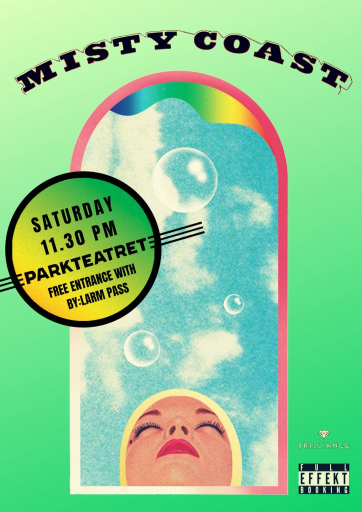 mistycoastmusic's tweet photo. Playing a short set at @parkteatret on Saturday at the #fulleffektbooking #offlarm showcase💥💥💥 @GirsonNMG @Brilliance @Totalagenda #bylarm https://t.co/ifR6SC48nA