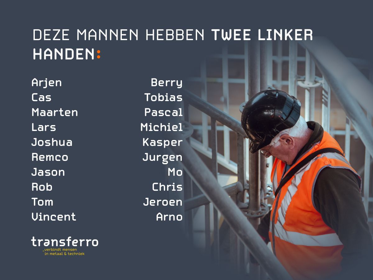 TransferroNL's tweet photo. Oei 🤕🛠️. Ken jij deze klussers?

Gelukkig kun je bij Transferro ook zonder ervaring werken in de techniek. Hoe? Neem contact op via https://t.co/DphEAUOgnf en we vertellen je alles!

#werk #vacature #metaal #techniek #transferro https://t.co/e0dbf3EIz8