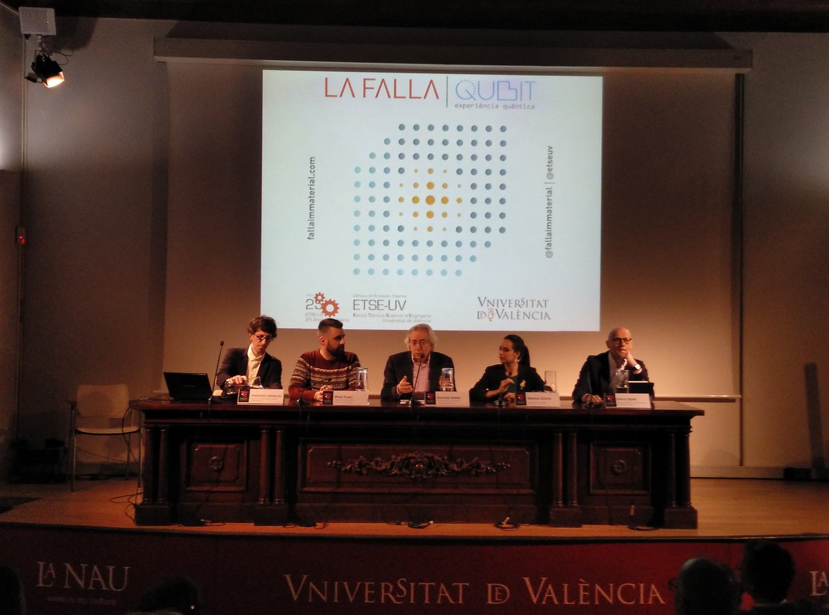 fallaimmaterial's tweet photo. ⚡Comença la presentació de #FallaImmaterial
Enguany #QuantumFalles! Un projecte de @ETSEUV
▶️Computació quàntica, entrellaçament i superposició
#CitizenScience
Amb @JCF_Valencia @festesdeVLC @LaNauuv https://t.co/oIxOdUlHSR