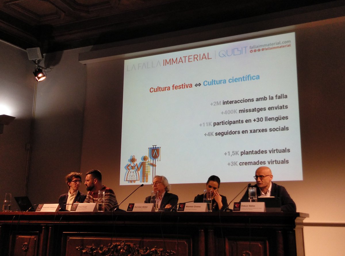 fallaimmaterial's tweet photo. ⚡Comença la presentació de #FallaImmaterial
Enguany #QuantumFalles! Un projecte de @ETSEUV
▶️Computació quàntica, entrellaçament i superposició
#CitizenScience
Amb @JCF_Valencia @festesdeVLC @LaNauuv https://t.co/oIxOdUlHSR
