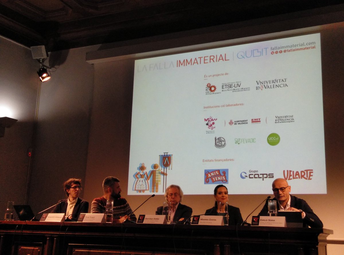 fallaimmaterial's tweet photo. ⚡Comença la presentació de #FallaImmaterial
Enguany #QuantumFalles! Un projecte de @ETSEUV
▶️Computació quàntica, entrellaçament i superposició
#CitizenScience
Amb @JCF_Valencia @festesdeVLC @LaNauuv https://t.co/oIxOdUlHSR