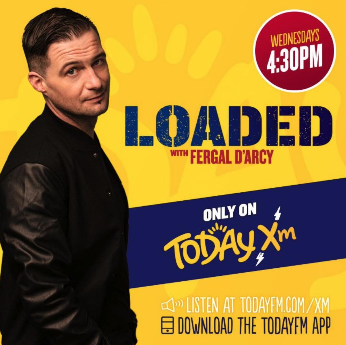 TodayFM's tweet photo. Tune in now to our Alternative Music stream Today XM for @FERGDARCY's brand new show LOADED! Kicking off at 4.30pm! #TodayXM

https://t.co/QjVQQkrB0d https://t.co/dwLM5rZeRf
