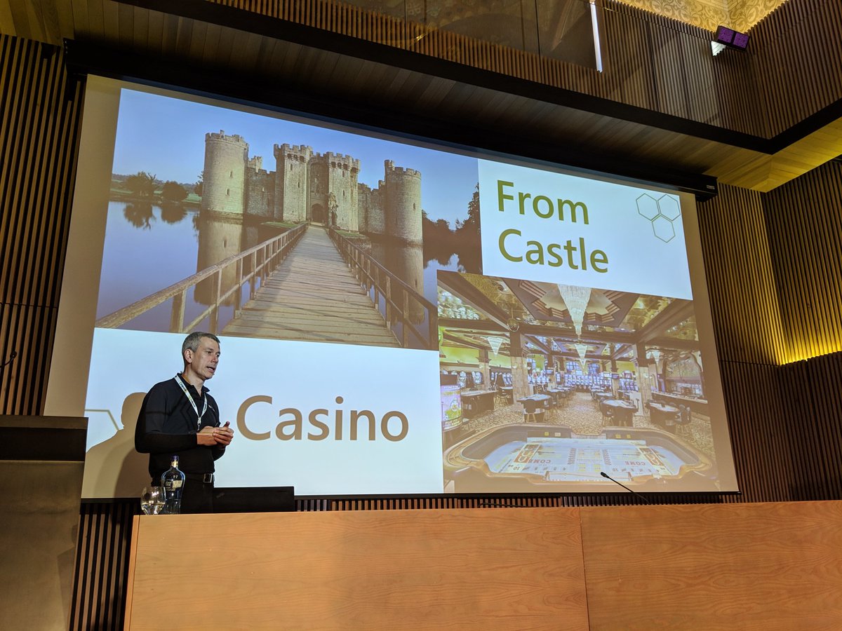 iolalla's tweet photo. En seguridad #IT hemos pasado de un castillo, con bastiones y seguridad perimetral a un modelo casino, dónde está abierto y puede haber cambios de personal o de configuración, pero hay cámaras, sistemas y todo un equipo de seguridad muy eficiente. #CapsideGCP @capside @acabreram_ https://t.co/zP0VhsIICo