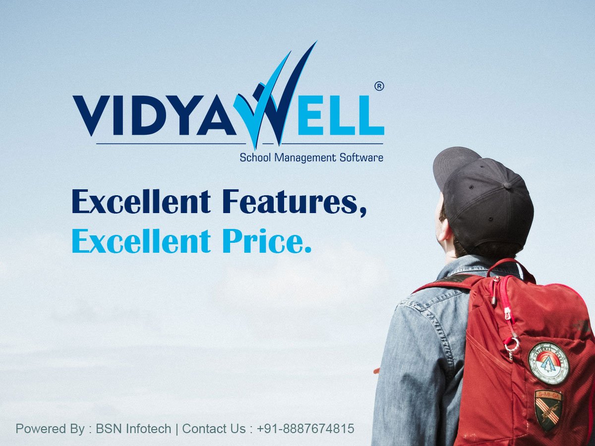VidyaWell's tweet photo. #VidyaWell is Most Advanced #SchoolManagementSoftware and #SchoolManagementSystem with #SchoolMobileApp. It’s a complete #SchoolERP #software to manage (admission, attendance, examination, timetable, syllabus, messaging etc.) for unlimited students.
https://t.co/6mXnhQI3wg https://t.co/jBDMrOBqkH