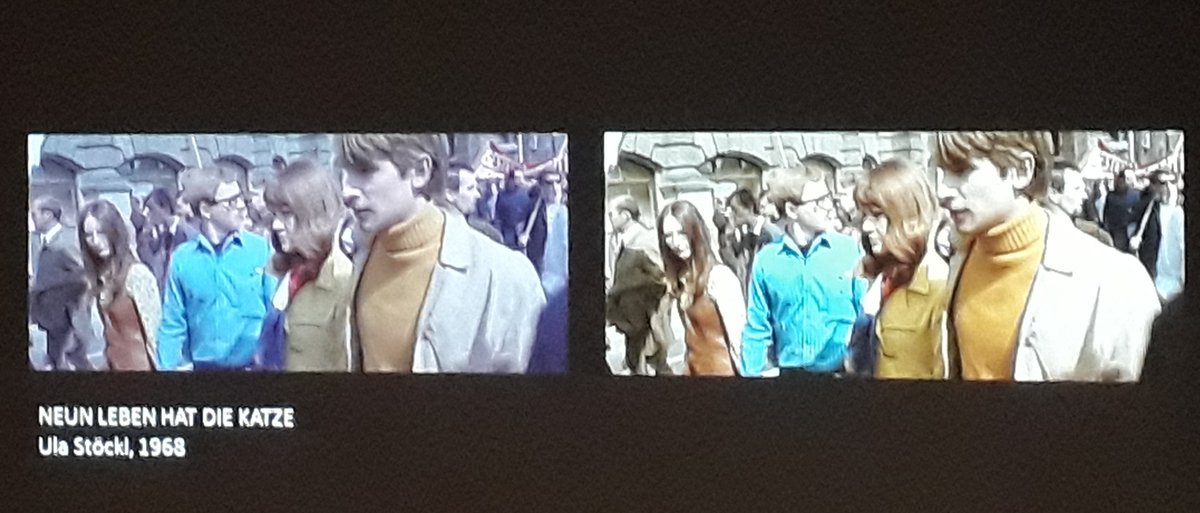 EastmancolorRev's tweet photo. Fascinating paper by Julia Wallmuller @de_kinemathek on digital preservation techniques and how we deal with 'the good, the bad and the questionable' colour print #colourinfilm https://t.co/sMVH3IBlA5