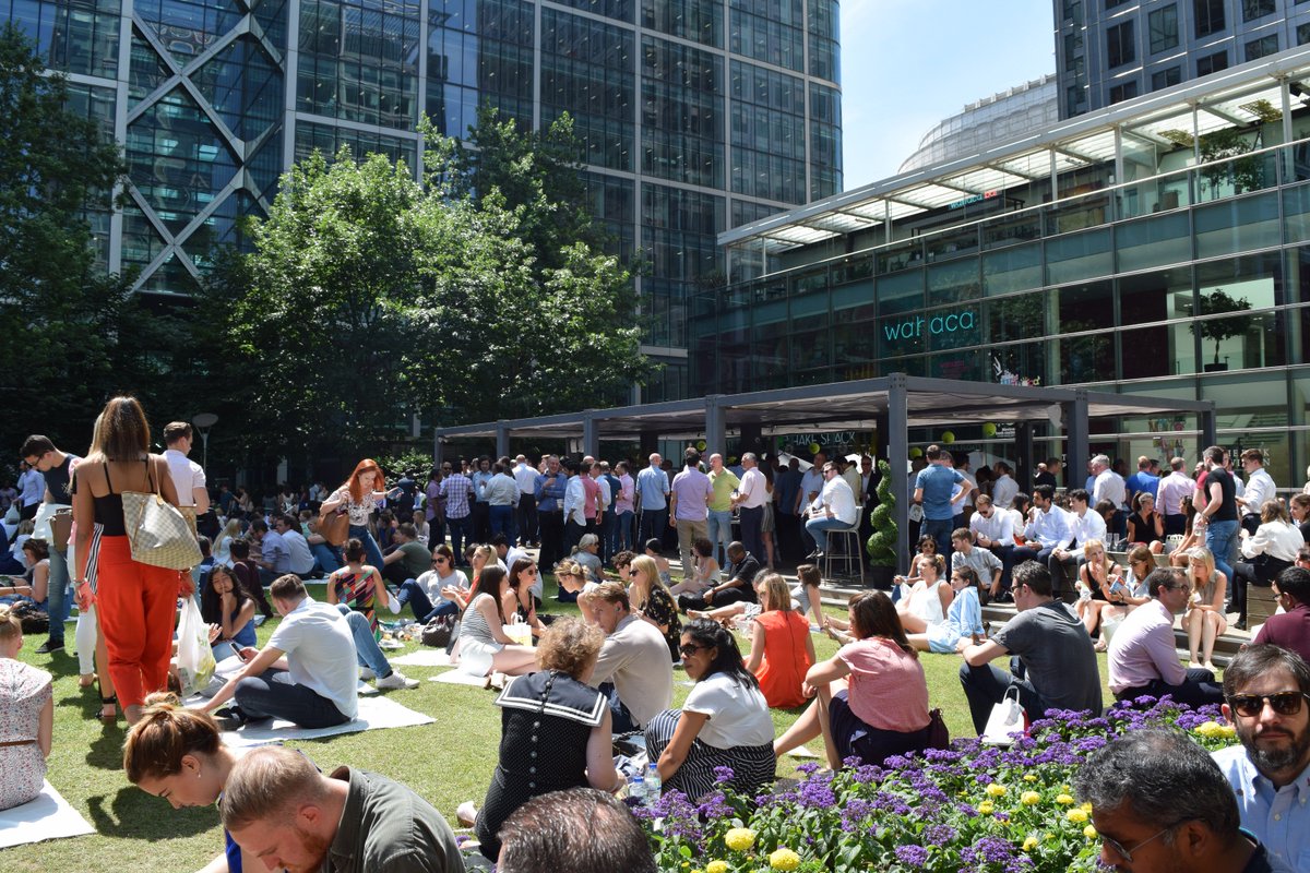 The Grandstand Bar will reopen in Canada Square Park on April 1st! This sunny weather is making us excited for summer!🌞🍻🍷 #GrandstandCW