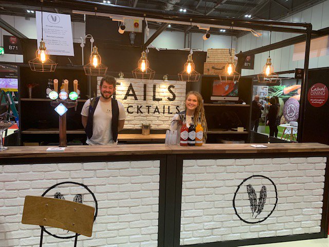 Tailscocktails's tweet photo. AND we are live at @CasDiningShow! Come to B71 for a sample from Joe or Alice - our superstar team! #TailsCocktails #TailsOnTour #CasualDining #TailsOnTap https://t.co/CTcNoh094Y