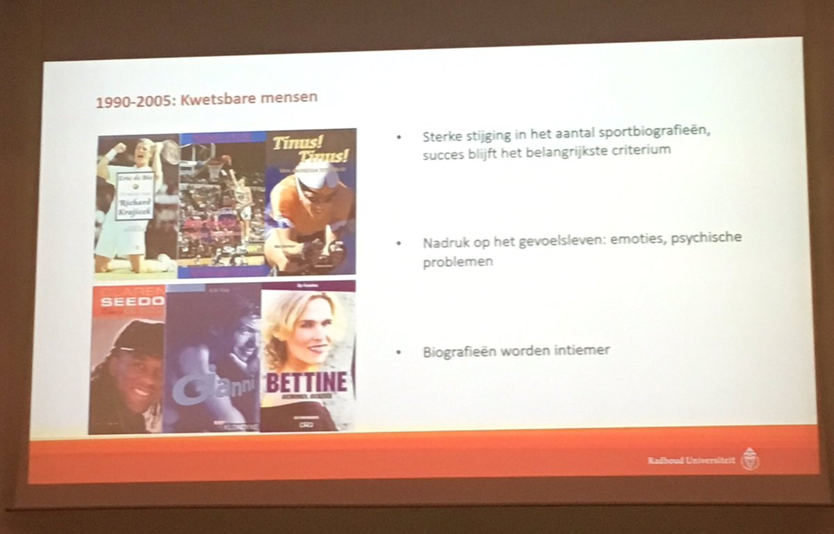 sportwereldhbo's tweet photo. Ontwikkeling sportbiografieen afgelopen 90 jaar. Dissertatie @aadhaverkamp. https://t.co/TpBGKQOx8V