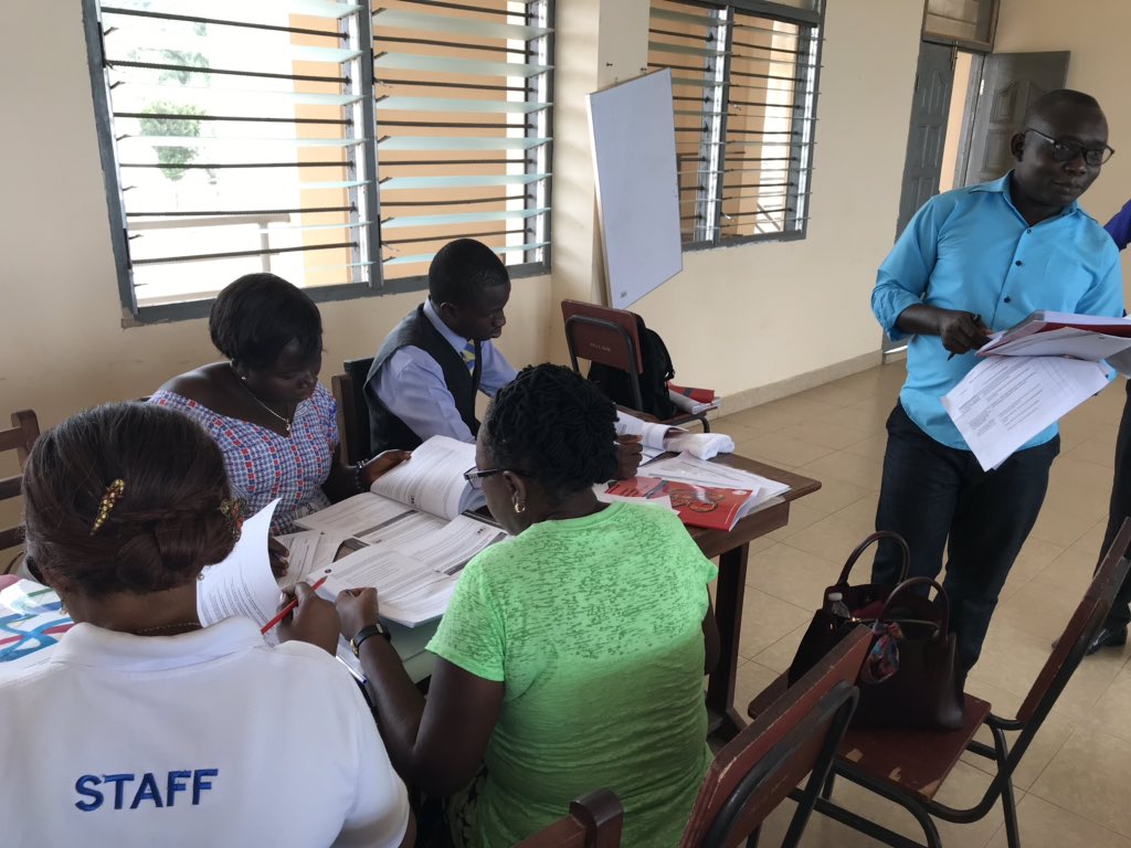 MiraculeDG's tweet photo. Supported Teaching in Schools #mentors #training #teachersmatter #educationreform #curriculumforGhana #changingteacherpractices @sarahdateechur @TTELGhana @233GSET @robinedwardtodd @princeharmah @ASKwaku @actinginthelib #PWCE #Aburi #highereducation #TeachersSeries https://t.co/dWgGDw2tHG