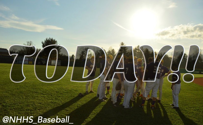 NHHS_Baseball_'s tweet photo. Today is opening day!!⚾️⚾️ • Varsity starts at 4:00 vs. Chase at home • We hope to see everyone there!! • #ALLN #GETHOME https://t.co/9Du8an8sLI