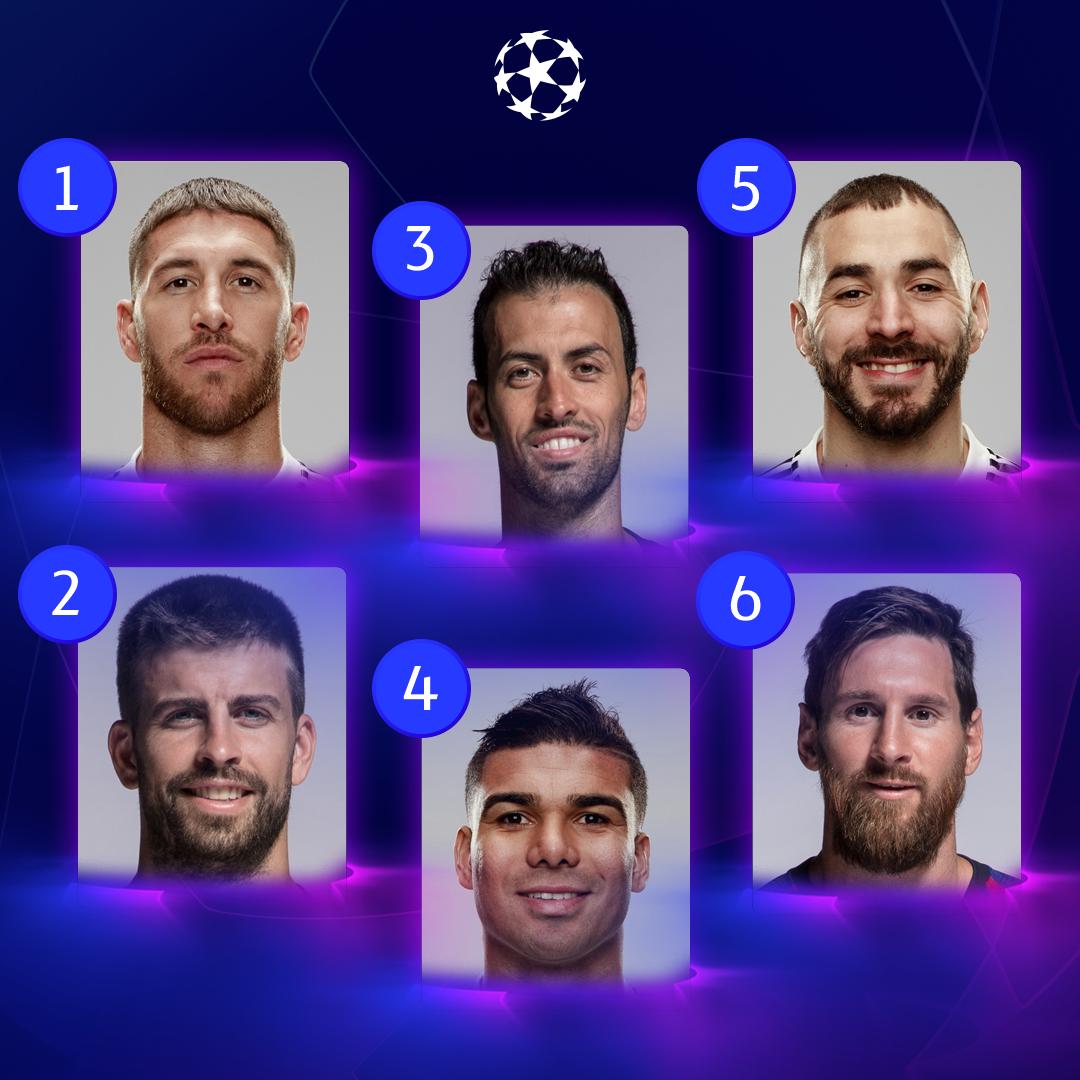 UEFA Champions League on Twitter "Real Madrid 🆚 Barcelona Pick 1