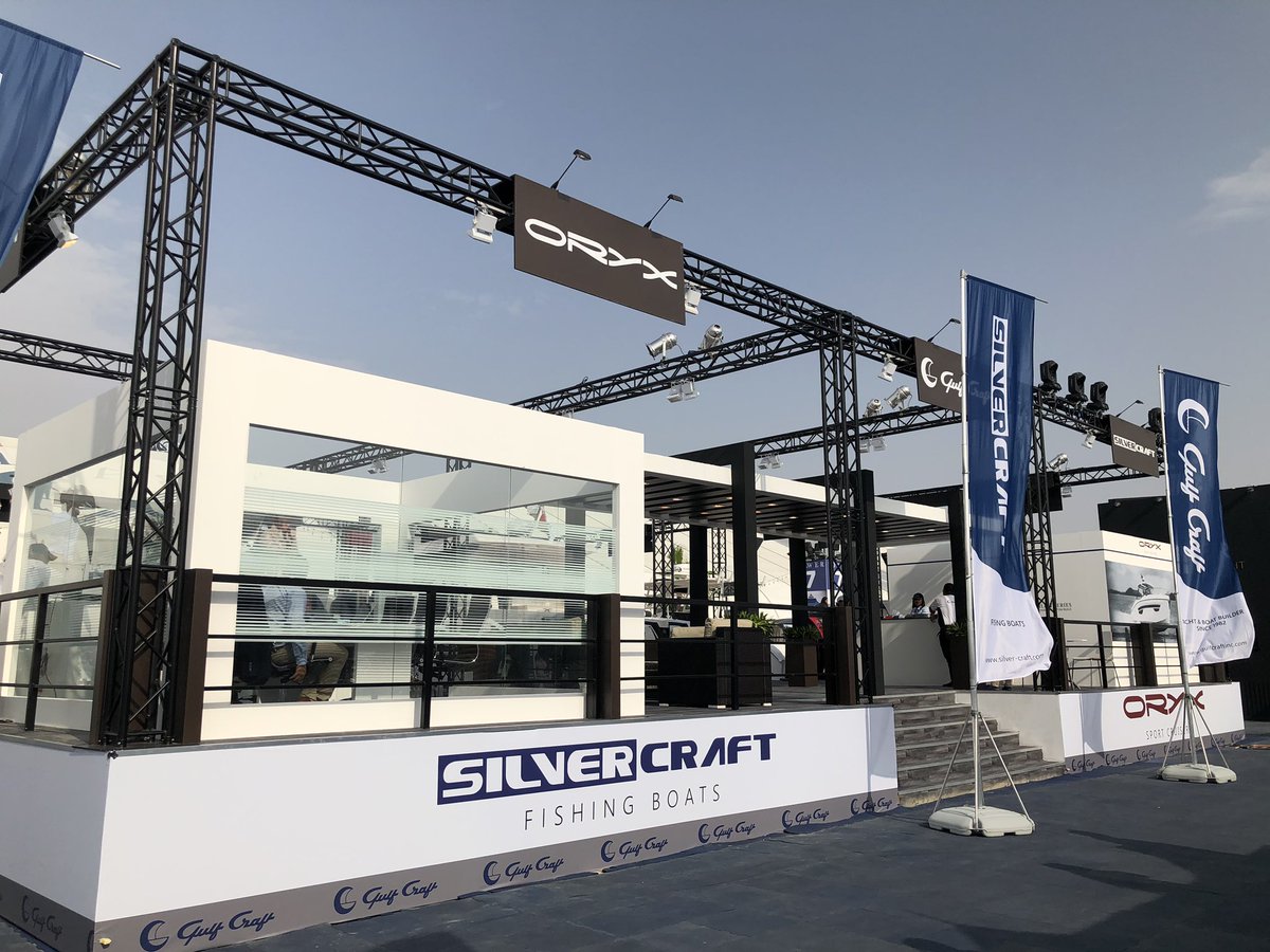 gulfcraft's tweet photo. Experience the newly launched SilverCat 34 and Oryx 379 at the Day 2 of #DubaiBoatShow!
Visit us at stand OD-115.
#GulfCraft #Dibshow #DIBS2019 https://t.co/NHUthCFwCw