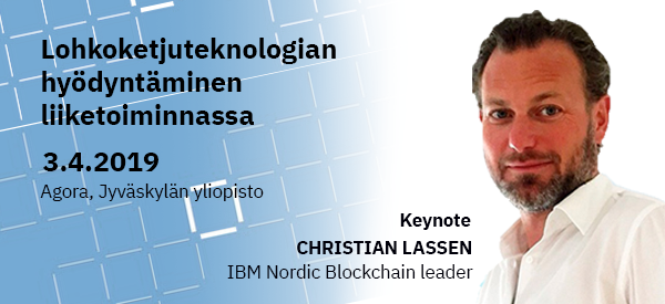 kauppila_sofia's tweet photo. Huhtikuussa kannattaa suunnata Jyväskylän yliopistolle #InnoHubJKL:n Blockchain -tapahtumaan, jonka puhujakaarti keynote-puhuja Christian Lassenin johdolla ei varmasti jätä ketään kylmäksi! 

Agendan ja ilmoittautumisen löydät täältä: https://t.co/EBfX2SuNQk 

Tervetuloa! https://t.co/6SFBN4Ll9r