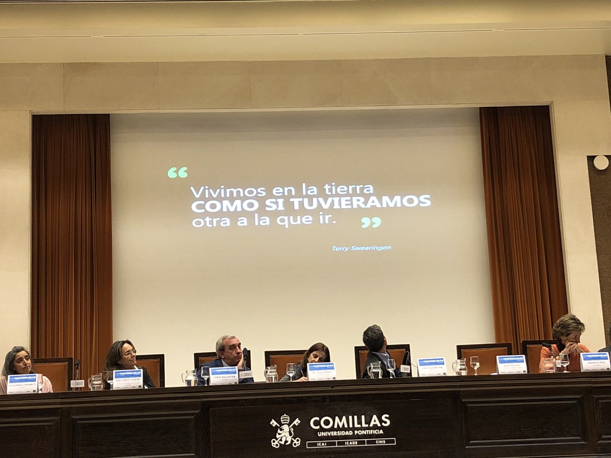 EstherFdez7's tweet photo. No tenemos otra tierra a la que ir. Cuidemos esta. Gran trabajo el que está haciendo de #P&amp;G generando un impacto positivo que nos ha transmitido @ElioEsPana #ODS #Agenda2030 https://t.co/n5oqrdCzjc