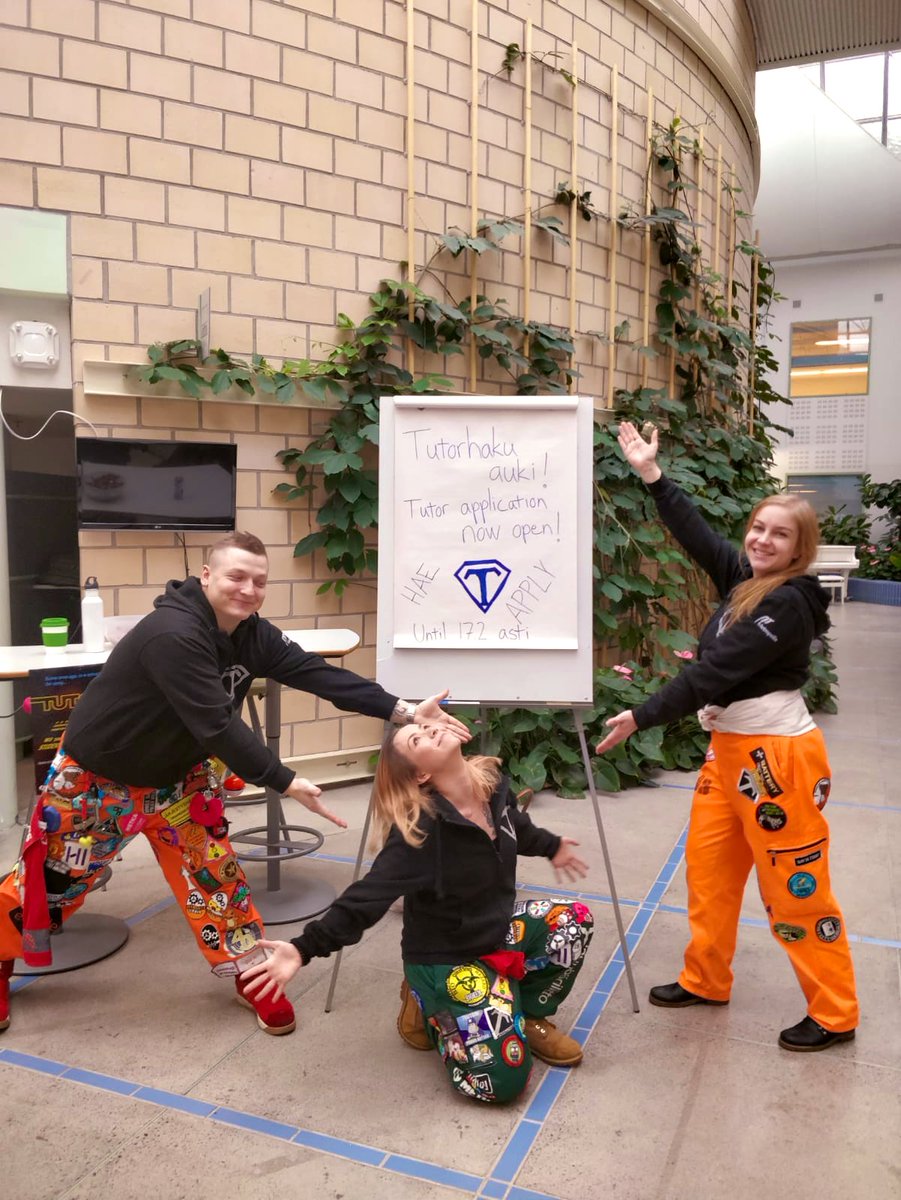 JasmiinaMakela's tweet photo. Done with the tutor interviews! We’ve held ~ 5 interviews / week during these past 3 weeks and it has been really interesting to be a part of them and hear what everyone has to say 🤓 thanks to all the applicants &amp; my fellow Myyrmäki head tutors 💎 https://t.co/dljktcnTZS