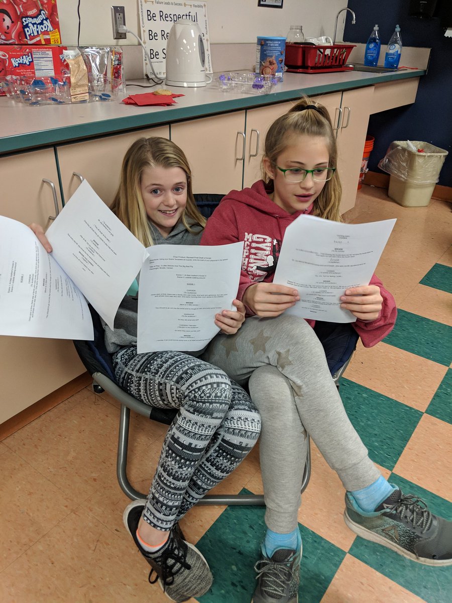 mrpscarver's tweet image. My Ss read, reimagined, and performed plays to some high school judges.  We're on to our final match in the brackets we made. #elachat #ksedchat @USD418 #eeslearn