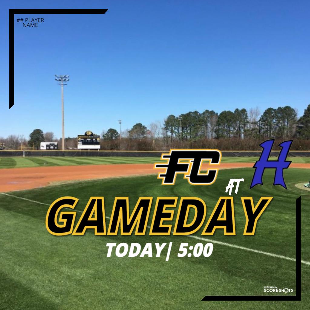 Baseball team will travel to Hunt for a 5:00 game, the JV game for today has been cancelled.