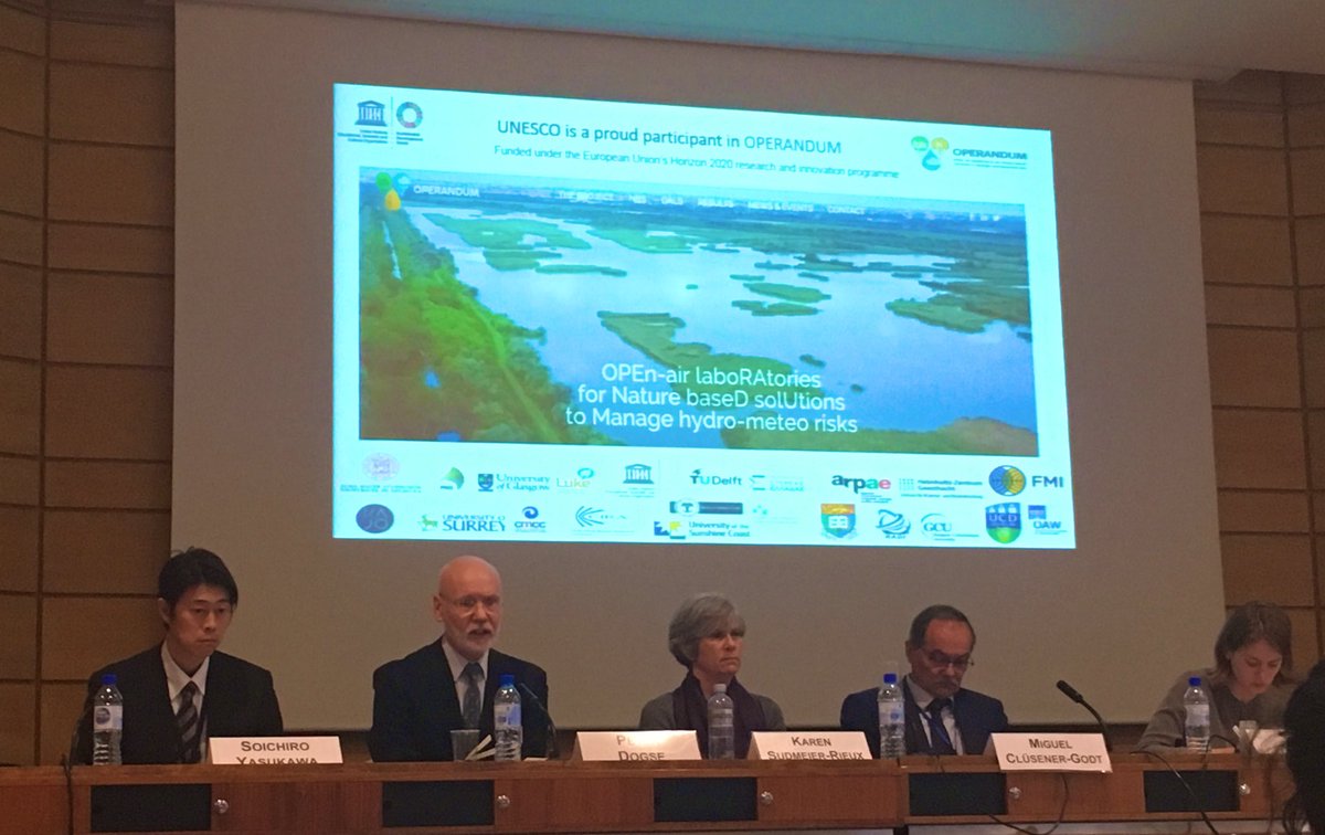 OPERANDUM_EU's tweet photo. Info session and panel discussion on policy, science-based evidence, capacity building and mainstreaming of #NatureBasedSolutions for #ClimateAdaptation and #DisasterRiskReduction and the importance of demonstration projects like OPERANDUM @phusicos @H2020RECONECT @NAIAD2020 https://t.co/B3hqy2oJYv