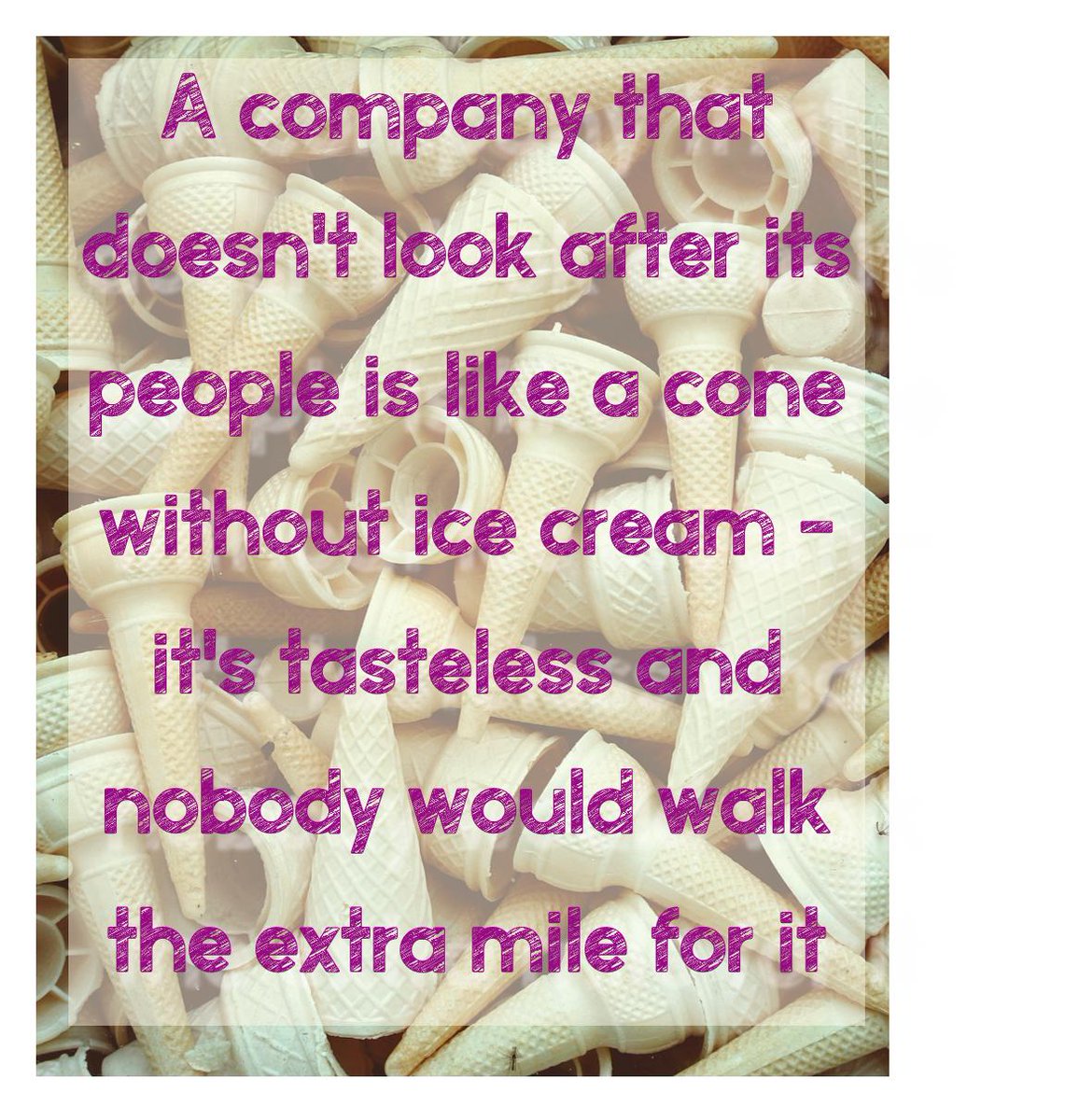 HumanizingBiz's tweet photo. Who else prefers a good amount of chocolate ice cream on your cone?  #companyculture #motivation #EmployeeEngagement https://t.co/Oi5mVJ0OZ3
