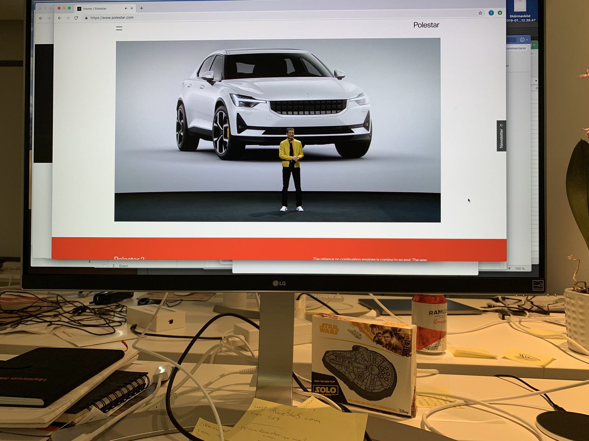 Jobbar man med bilar kollar man på #Polestar2 reveal nu. Blir en intressant resa att följa.