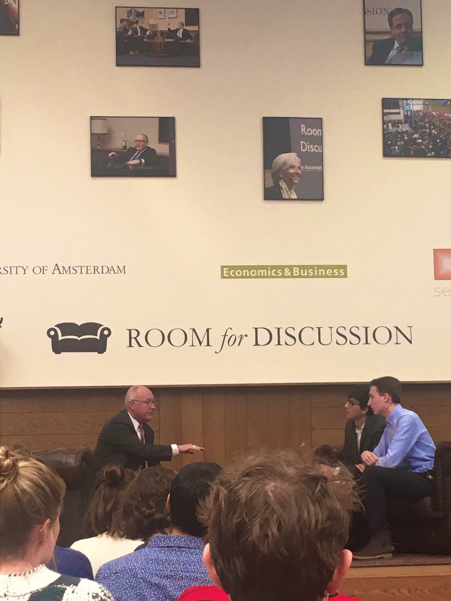Interesting discussion today with <a href="/petehoekstra/">Pete Hoekstra</a> - US ambassador to the Netherlands- on his conservative position whilst living in a significantly liberal country. <a href="/Room4Discussion/">Room for Discussion</a> <a href="/UvA_Amsterdam/">UvA Amsterdam</a> #roomfordiscussion