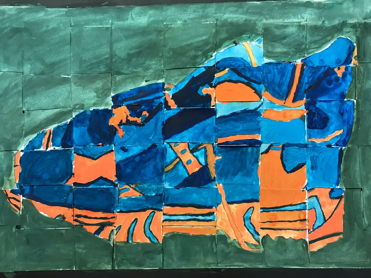 Amaia_Movie's tweet image. Terrific colour coordination on this Year 8 painting. #ColourCombination #ComplementaryColours