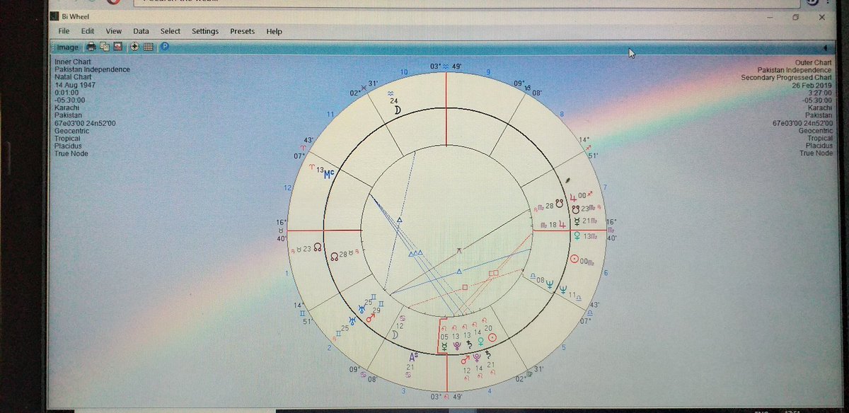 Progressed Moon Chart