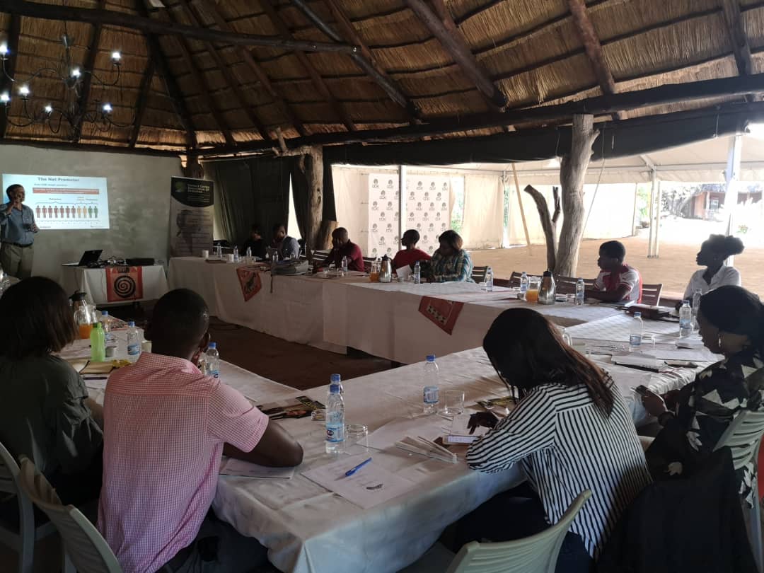 CCAZ2's tweet photo. One thing that can help get your mind back into gear is exposing it to restorative environments, which, research has found, generally means the great outdoors. Here are a few snippets of the first edition of the Contact Centre Bootcamp with @Rod_Jones_SA at Chengeta Safari Lodge. https://t.co/JvXLYOENCr
