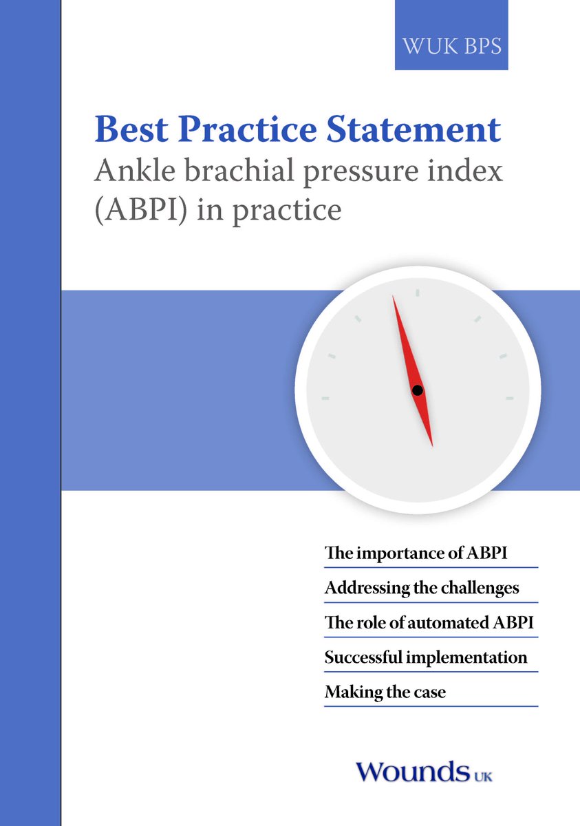 mediUKLtd's tweet photo. Come and get your copy of the latest Best Practice Statement for ABPI at our stand @WCTreport #BestPractice #ABI #ABPI #WCT2019 #3Cuff #NewTechnology https://t.co/jXRSQSuYhT