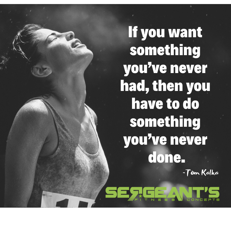 ThingsSargeSays's tweet photo. Accept the challenge. You've got this. 
#WednesdayWisdom 💪 https://t.co/0z9FBncSoh