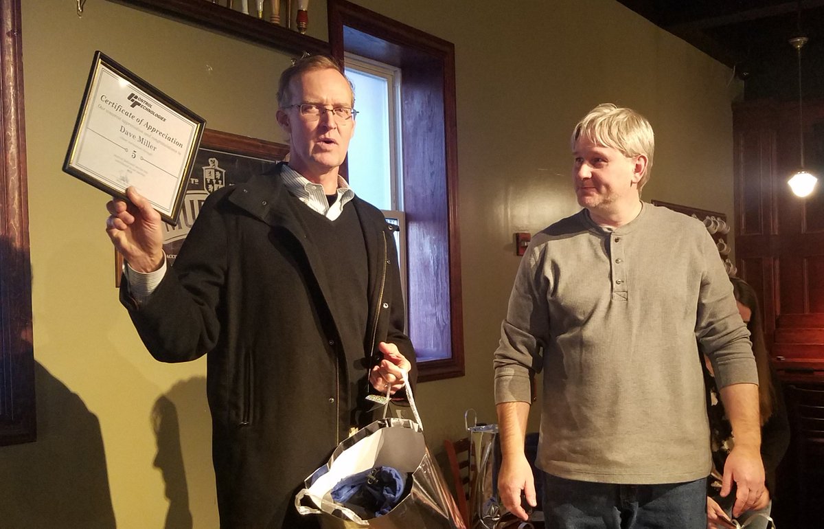 ControlTechInc's tweet image. Thank you, Dave, for 5 years of service!!! We asked Dave why he has stayed at Control Technologies for 5 years:
"It's nice to work somewhere that your efforts are recognized and truly appreciated"