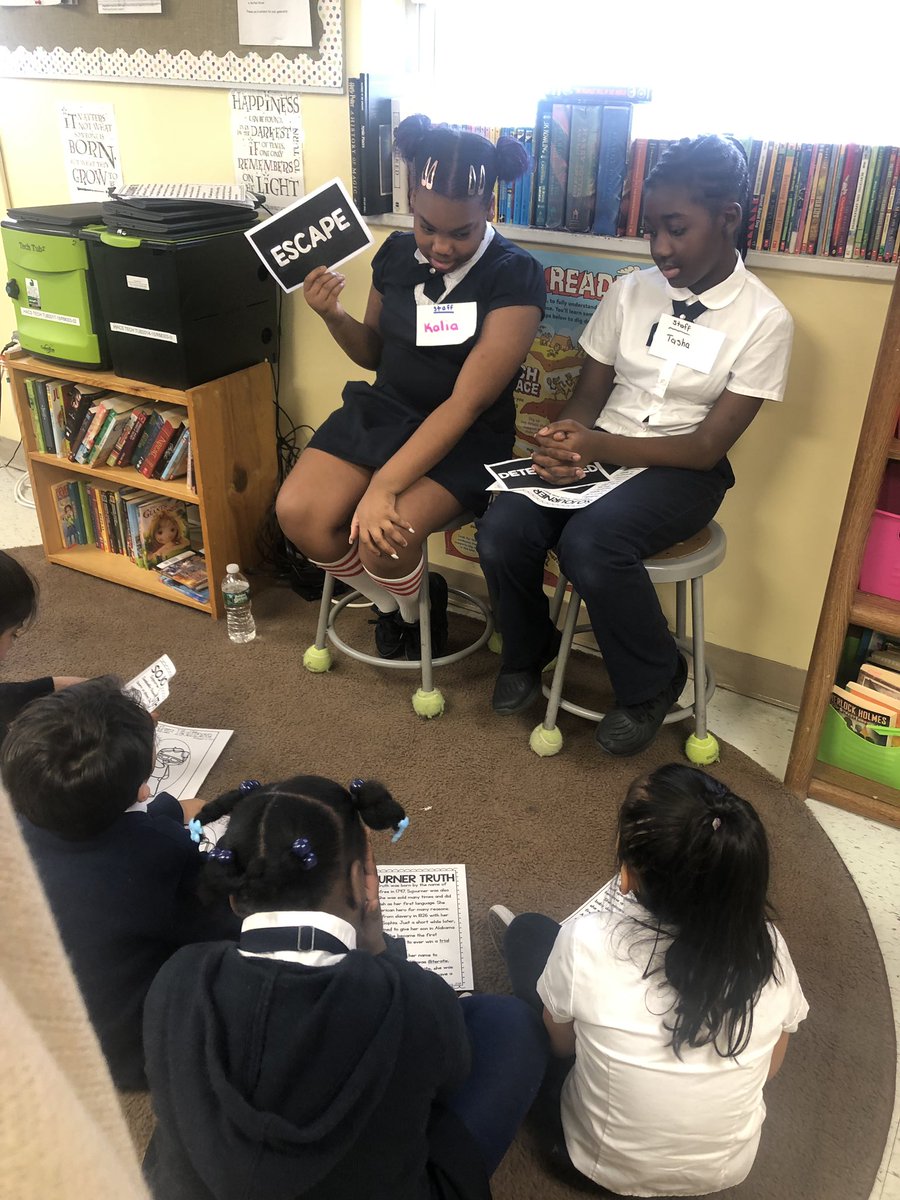MsFabienHACS's tweet photo. 5th grade presented a dynamic project all about Sojourner Truth ! Our 5th grade scholars looked like future teachers today ! @HopeacademyAP https://t.co/UNpFcOSkAx