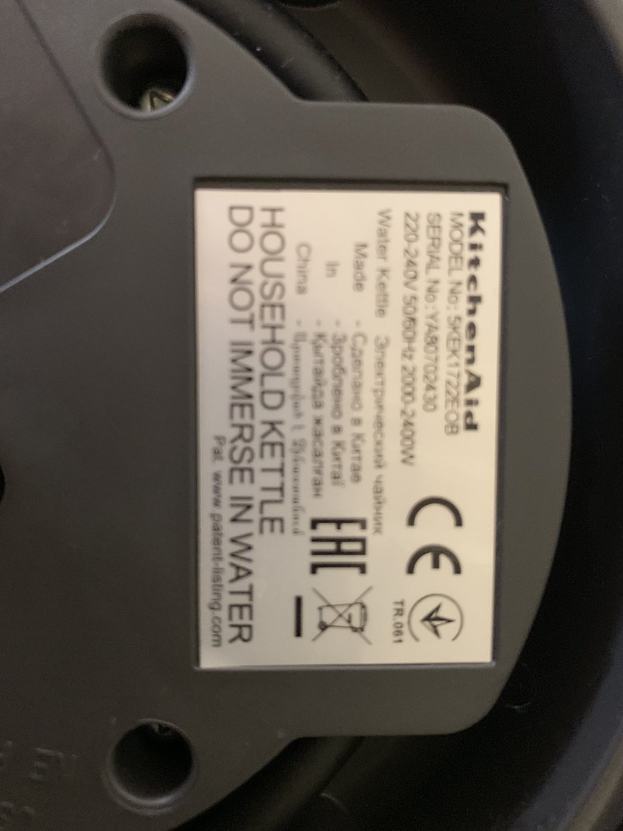 gillianadoyle's tweet photo. @KitchenAid_NL It is saying I am unable to message your account. Here is the codes ref. RJ6281109436 https://t.co/TuC7FrUpIP
