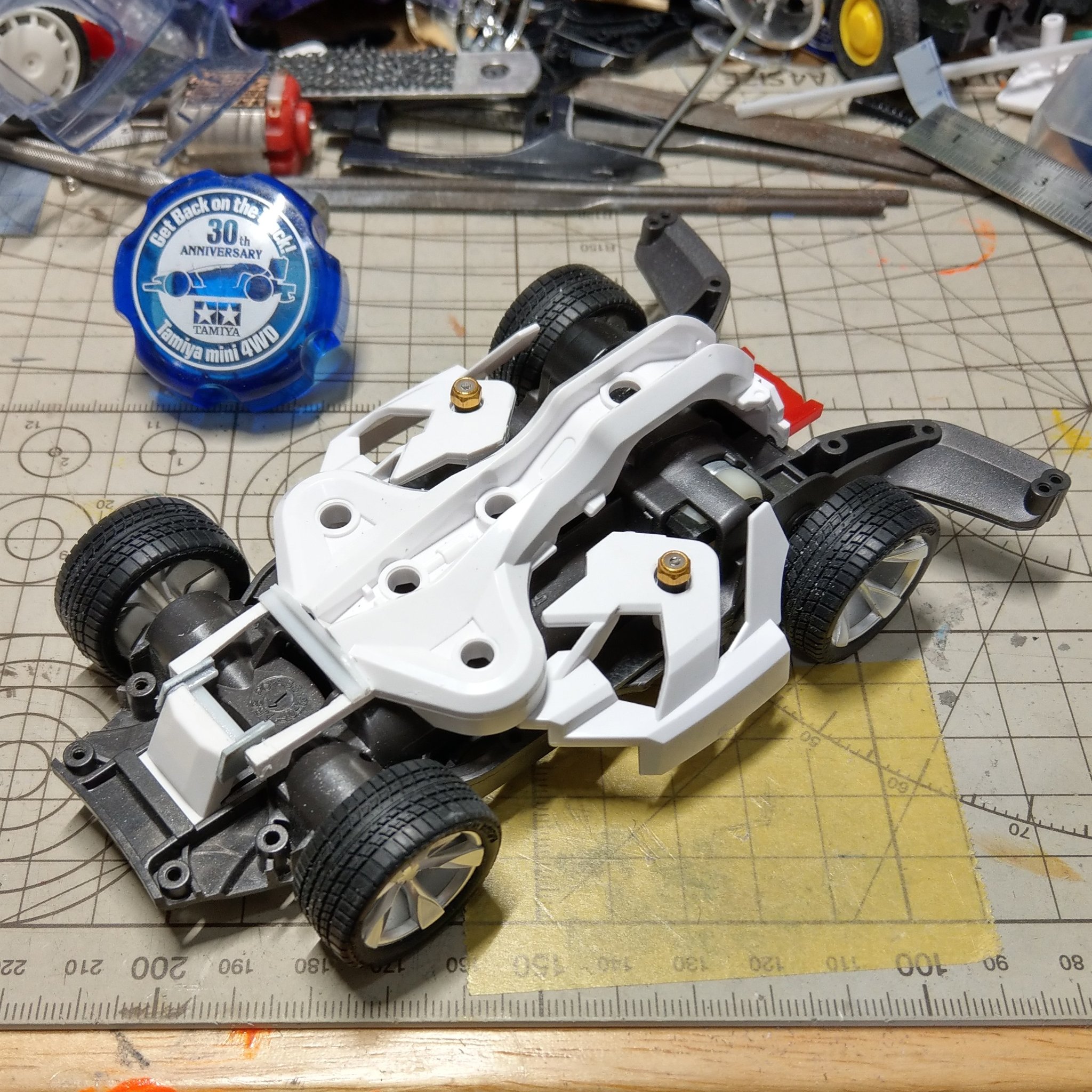 カリメロ様御依頼品　ミニ四駆　ボディー カリメロ様御依頼品ミニ四駆マッハフレームレイスピアー塗装済み